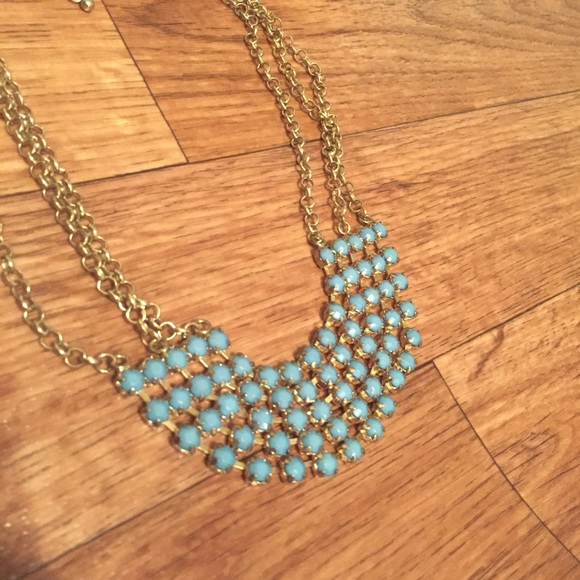 Turquoise Crescent Necklace - Picture 2 of 3